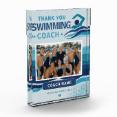 Moderner Schwimmteam-Foto-Coach Fotoblock (Links)