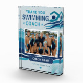 Moderner Schwimmteam-Foto-Coach Fotoblock (Rechts)