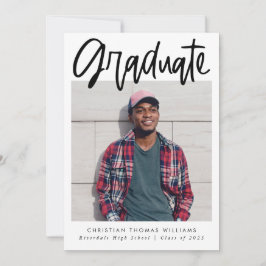 Moderner Script-Abschluss - Multi-Foto Ankündigung