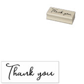 Moderner Script Danke Selbstfärbestempel Gummistempel (Stempel)