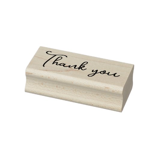 Moderner Script Danke Selbstfärbestempel Gummistempel (Stempel)