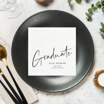 Moderner Script Graduate Einftiger Abschluss