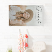 Moderner Script Graduate Foto Abschluss Banner (Insitu)