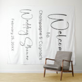 Moderner Script-Polterabend - Willkommen im Hinter Wandteppich (Beispiel (Horizontal))