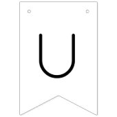 Moderner Script-Polterabend Wimpelkette (Dritte Fahne)