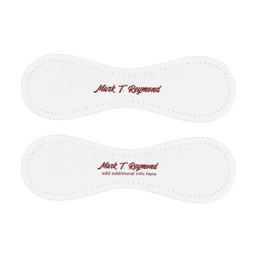 Moderner Script-Schriftart Name auf White Baseball (Paneele)