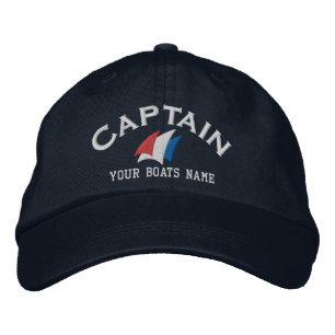 Moderner Segelführer Bestickte Baseballkappe