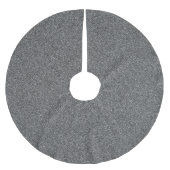 Moderner Silberner Glitzer Elegante Metallische We Polyester Weihnachtsbaumdecke (Vorderseite)