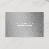 Moderner Silberstreifen - Treuekarte (Rückseite)