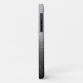 Moderner Silver Glitzer Individuelle Name Case-Mate iPhone Hülle (Hinten/Links)