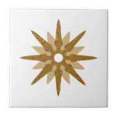 Moderner Single - Gold Star Design Keramik Fliese (Vorderseite)