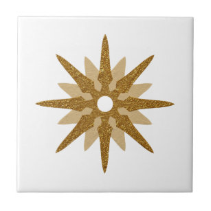 Moderner Single - Gold Star Design Keramik Fliese