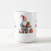 Moderner skandinavischer Weihnachtsgnom mit Gesche Kaffeetasse (Mittel)
