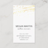 Moderner Sleek [ Führungskraft ] Visitenkarte (Rückseite)