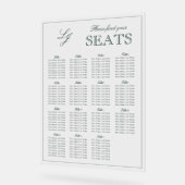 Moderner Smaragdgrüner Mongram-Schreibtisch für Ho Acrylschild (Winkel)