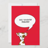 Moderner Sofortnachmittag Foto Weihnachtsfest Einladung (Rückseite)