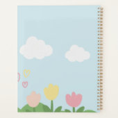 Moderner Sommer Thema Name Hard Cover Planer (Rückseite)