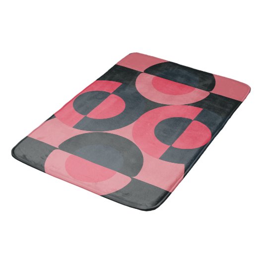 Moderner Sommersonnensaal Mitte des Jahrhunderts Badematte (Schrägansicht)