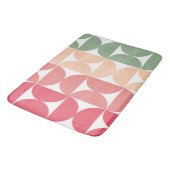 Moderner Sommersonnensaal Mitte des Jahrhunderts Badematte (Schrägansicht)