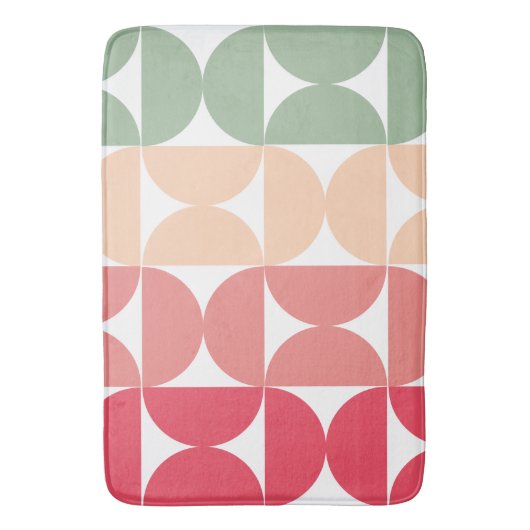 Moderner Sommersonnensaal Mitte des Jahrhunderts Badematte (Vorderseite Vertikal)