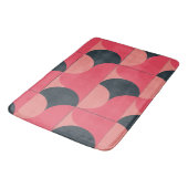 Moderner Sommersonnensaal Mitte des Jahrhunderts Badematte (Schrägansicht)