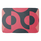 Moderner Sommersonnensaal Mitte des Jahrhunderts Badematte (Vorderseite)