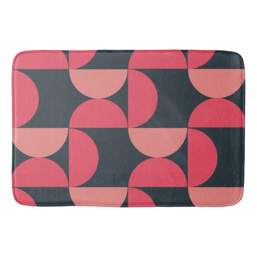 Moderner Sommersonnensaal Mitte des Jahrhunderts Badematte (Vorderseite)