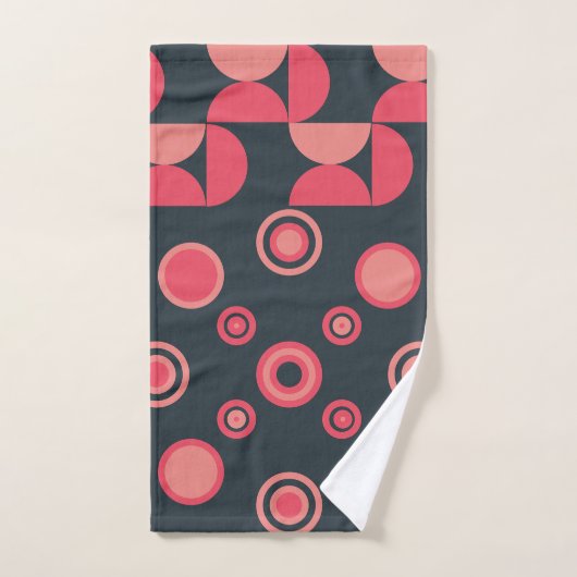 Moderner Sommersonnensaal Mitte des Jahrhunderts Badhandtuch Set (Handtuch)