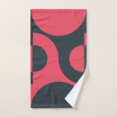 Moderner Sommersonnensaal Mitte des Jahrhunderts Badhandtuch Set (Handtuch)