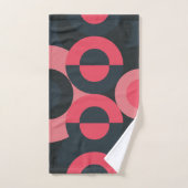 Moderner Sommersonnensaal Mitte des Jahrhunderts Badhandtuch Set (Handtuch)