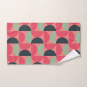 Moderner Sommersonnensaal Mitte des Jahrhunderts Badhandtuch Set (Handtuch)