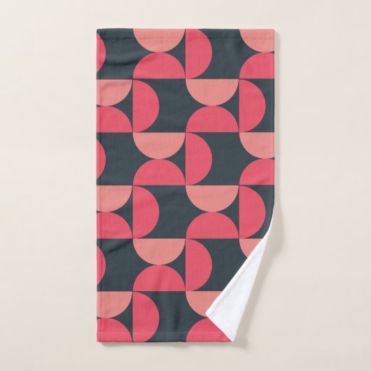 Moderner Sommersonnensaal Mitte des Jahrhunderts Badhandtuch Set (Handtuch)