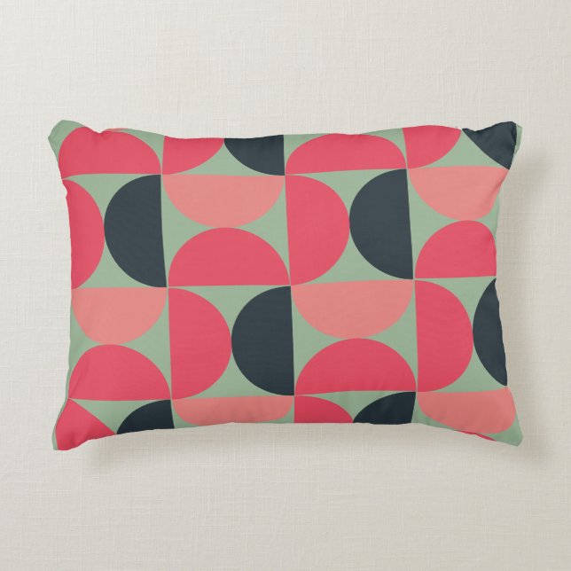 Moderner Sommersonnensaal Mitte des Jahrhunderts Dekokissen (Vorderseite)