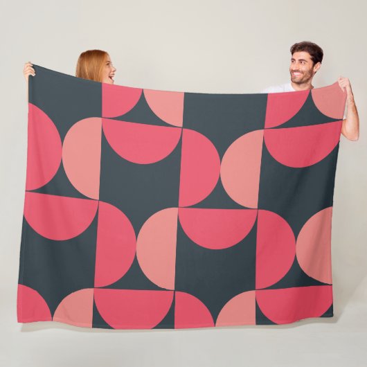 Moderner Sommersonnensaal Mitte des Jahrhunderts Fleecedecke (Beispiel)