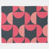 Moderner Sommersonnensaal Mitte des Jahrhunderts Fleecedecke (Vorderseite (Horizontal))