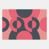 Moderner Sommersonnensaal Mitte des Jahrhunderts Geschenkpapier Set (Vorderseite)