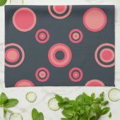 Moderner Sommersonnensaal Mitte des Jahrhunderts Geschirrtuch (Gefaltet)