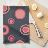 Moderner Sommersonnensaal Mitte des Jahrhunderts Geschirrtuch (Viertel Falte)