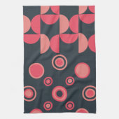 Moderner Sommersonnensaal Mitte des Jahrhunderts Geschirrtuch (Vertikal)