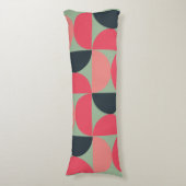 Moderner Sommersonnensaal Mitte des Jahrhunderts Seitenschläferkissen (Vorderseite Vertikal)