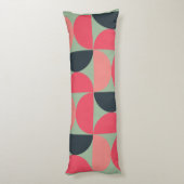 Moderner Sommersonnensaal Mitte des Jahrhunderts Seitenschläferkissen (Rückseite (Vertikal))