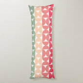 Moderner Sommersonnensaal Mitte des Jahrhunderts Seitenschläferkissen (Rückseite (Vertikal))