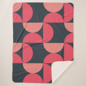 Moderner Sommersonnensaal Mitte des Jahrhunderts Sherpadecke (Vorderseite)