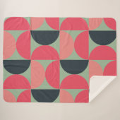 Moderner Sommersonnensaal Mitte des Jahrhunderts Sherpadecke (Vorderseite (Horizontal))