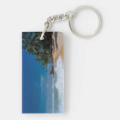 Moderner Sommerurlaub Schlüsselanhänger (Rückseite)