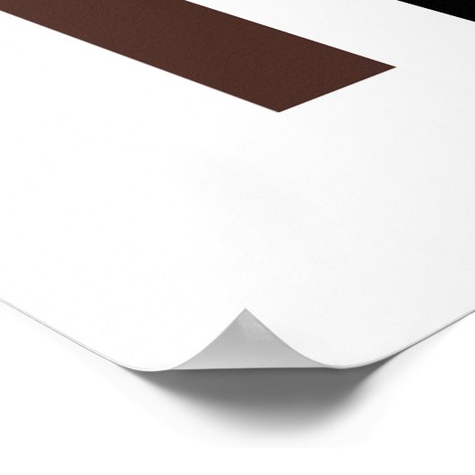 Moderner Sonnenschein Poster (Ecke)