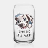 Moderner, sonniger, ungewöhnlicher Dalmatiner zum Dosenglas (Vorderseite)