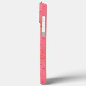 Moderner Sparkle-Glitzer mit Name Case-Mate iPhone Hülle (Rückseite / Links)