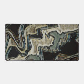 Moderner Spaß Abstrakt Maskuline Schwarz Schreibtischunterlage (Vorderseite)