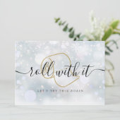 Moderner Spaß ändert das Datum der Aktualisierung Save The Date (Stehend Vorderseite)